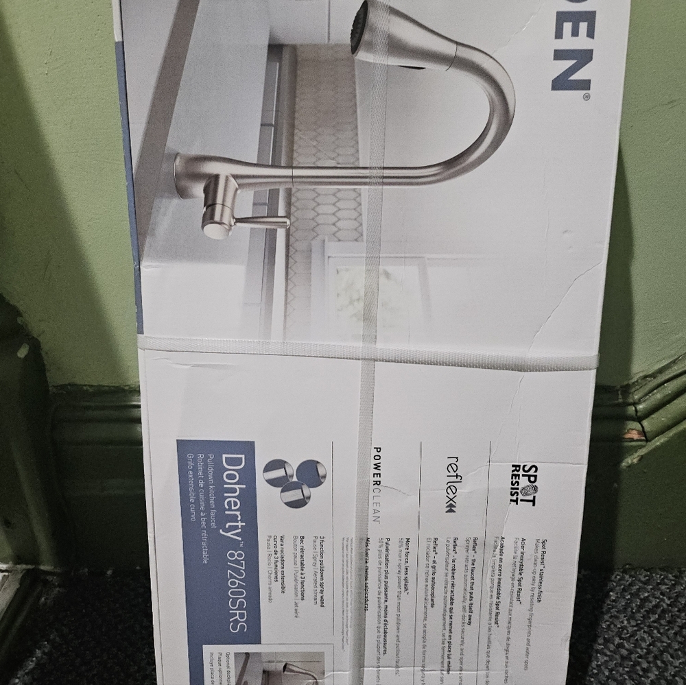 Moen Doherty  Stainless Steel Faucet